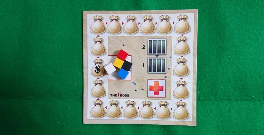 ボードゲーム　THE　BOSS　ザボス　スコアボード