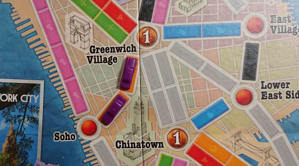 ボードゲーム　チケットトゥーライド　ニューヨーク