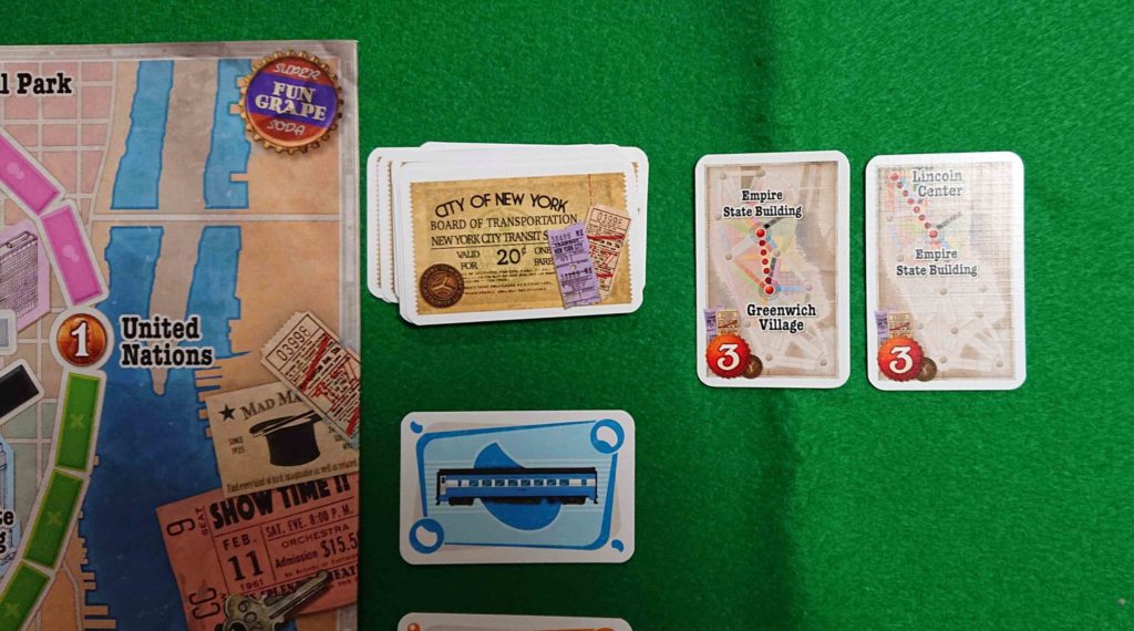ボードゲーム　チケットトゥーライド　ニューヨーク
