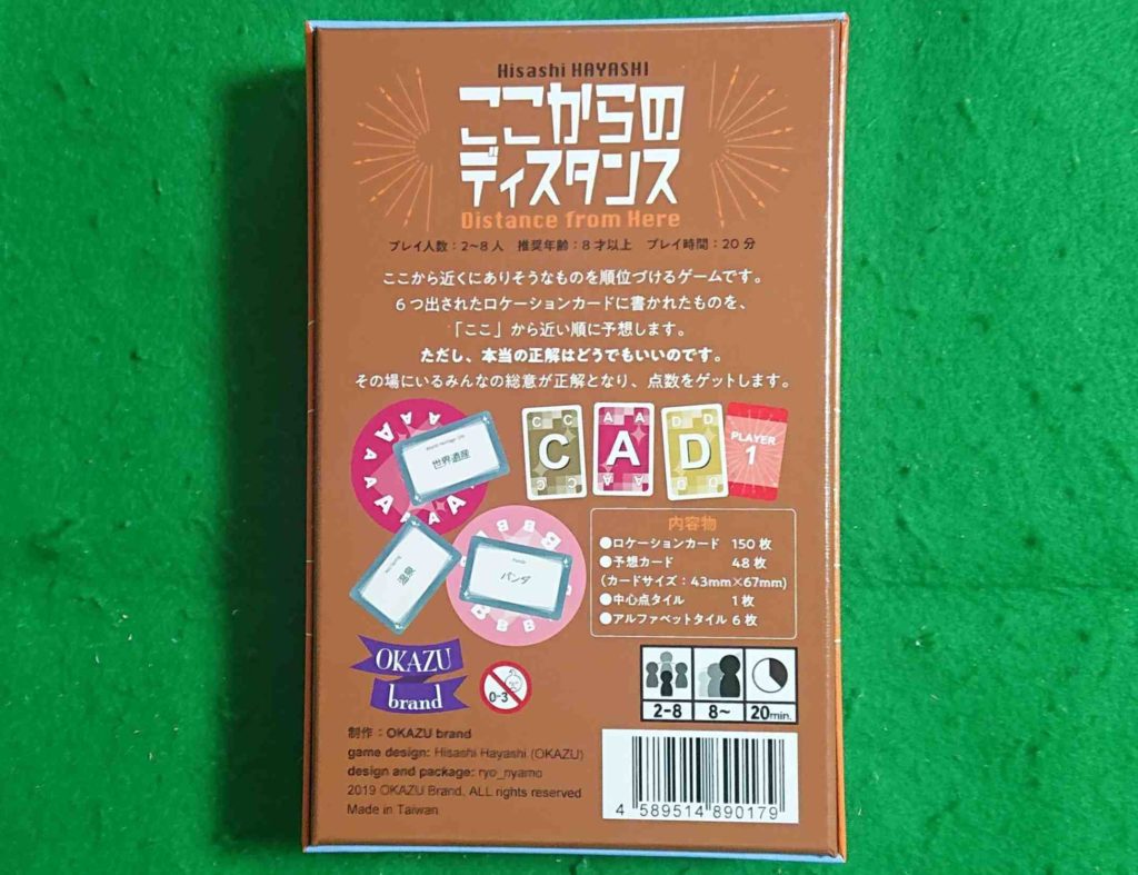 ここからのディスタンス